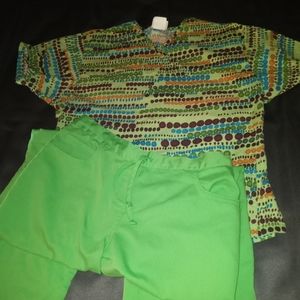 Nursing scrub outfit